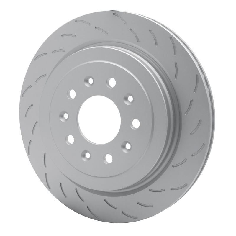 R1 16-19 Cadillac ATS Right Rear Slotted GeoSPEC Coated Rotor