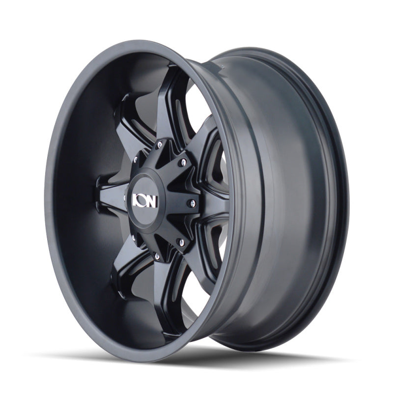 ION Type 181 17x9 / 5x114.3 BP / -12mm Offset / 87mm Hub Satin Black/Milled Spokes Wheel