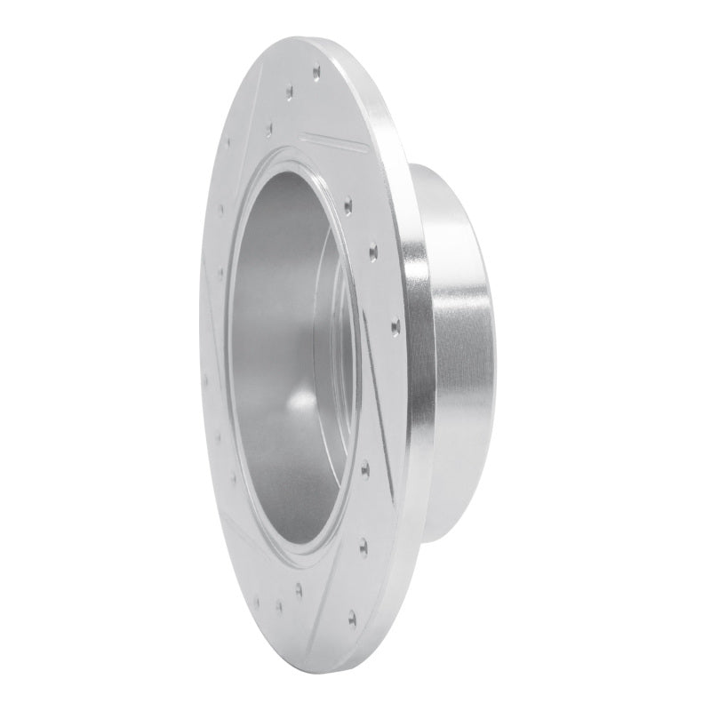 R1 00-04 Toyota Avalon Rear Right Drilled & Slotted Silver Brake Rotor