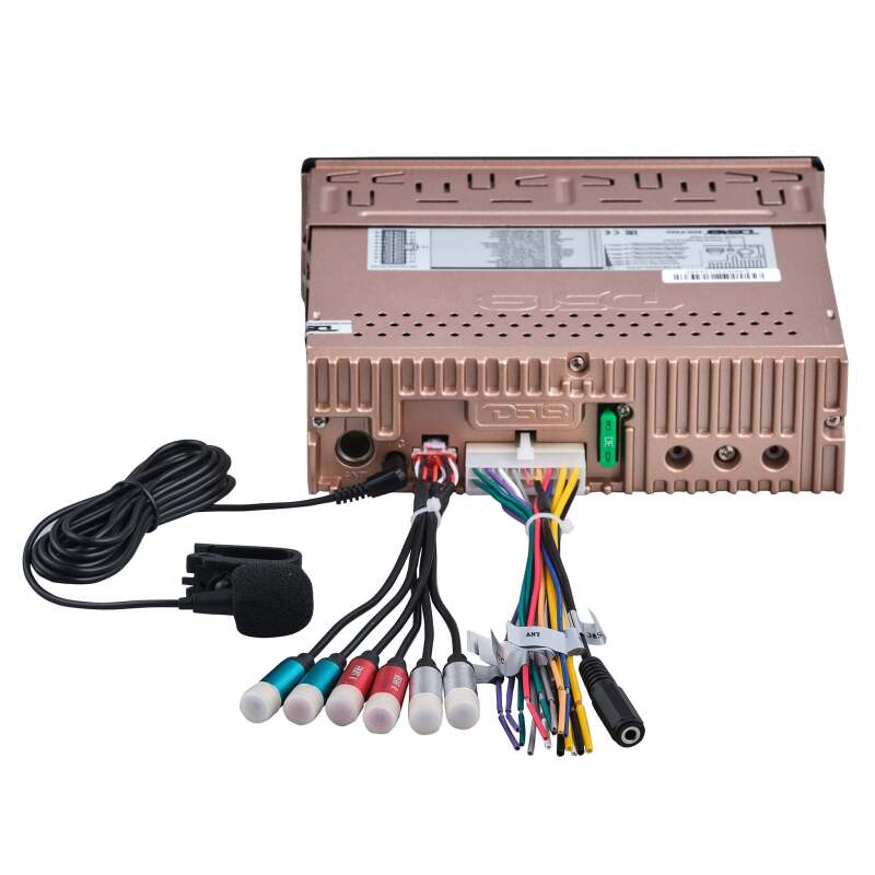 DS18 Single Din Headunit Full DSP Bluetooth USB 3 Zones RGB illumination Built-In AMP 240 Watts RMS