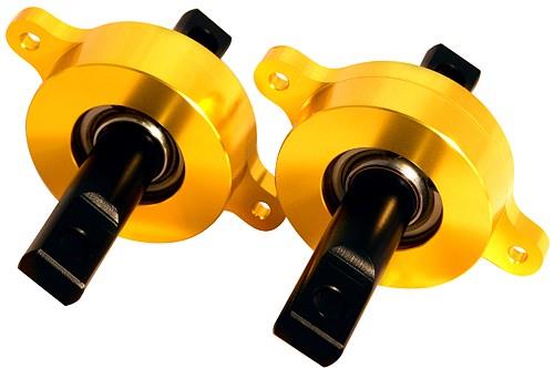 BLOX Racing Front LCA Sperical Bearing Kit - Red (2002-2006 Acura RSX / 2006+ Honda Civic)