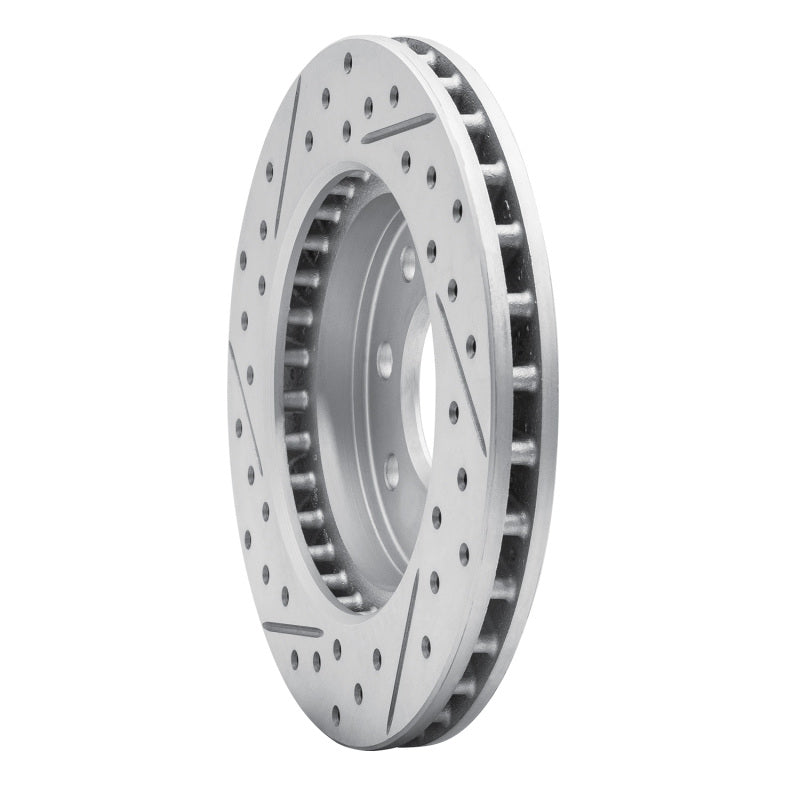 R1 88-07 Dodge Colt Front Right Drilled & Slotted Geo-Carbon Rotor