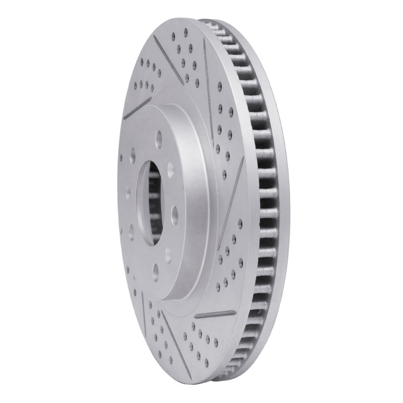 R1 03-07 Cadillac Cts Front Right Drilled & Slotted Geo-Carbon Rotor