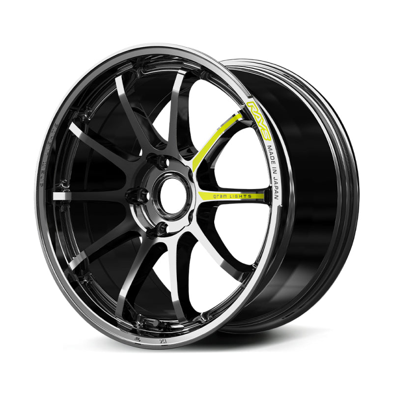 Gram Lights 57NR Limited Edition 19X9.5 +45 5x100 Rays Black Metal Coat (RB)