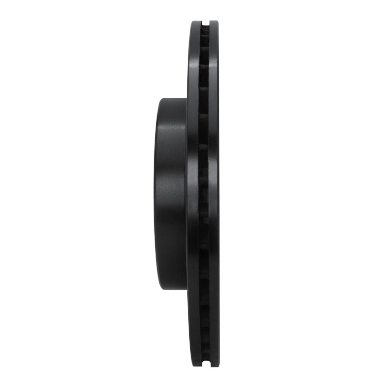 R1 90-95 Mercedes-Benz 300CE Front Right Drilled & Slotted Black Brake Rotor