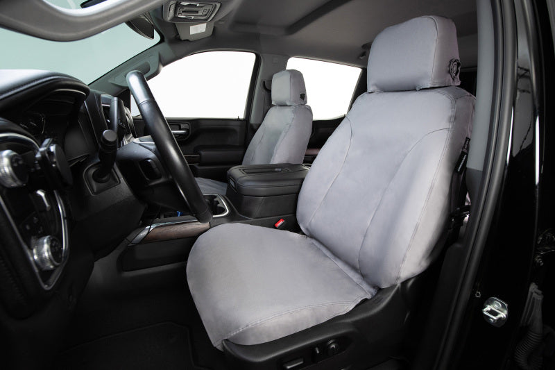 Covercraft 08-10 Ford Std Polycotton SeatSaver Custom Front Row Seat Covers - Grey