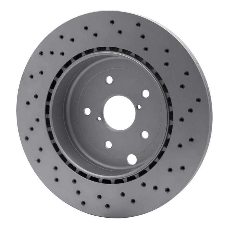 DFC 18-21 Subaru WRX STI Rear Drilled Hi-Carbon Alloy Geomet Coated Rotor