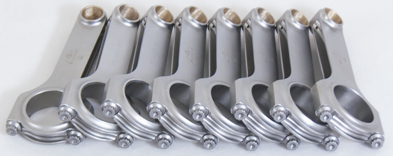 Eagle Chevrolet Small Block 6.000in Length 2.000in Rod Journal Forged Steel H-Beam Rods - Set of 8