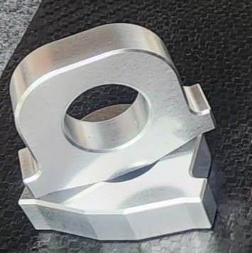 MSV Racing CR Axle Blocks - Bright Aluminum image