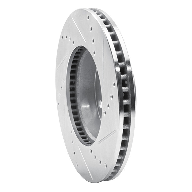 DFC 05-15 Toyota Tacoma Front Left Drilled & Slotted Silver Brake Rotor