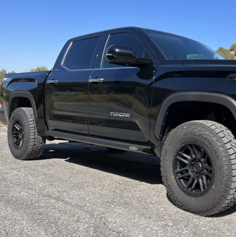 Rock Slide Engineering 22-24 Toyota Tundra Rock Sliders Passenger Side Black Powdercoat Steel