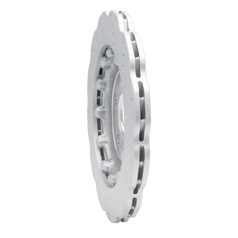 R1 13-14 Audi RS5 Rear Drilled Carbon Alloy GeoMET Rotor