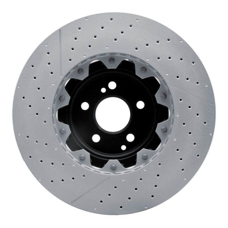 R1 07-25 Mercedes-Benz CLS63 AMG Front Drilled & Slotted Carbon Alloy GeoMET Rotor