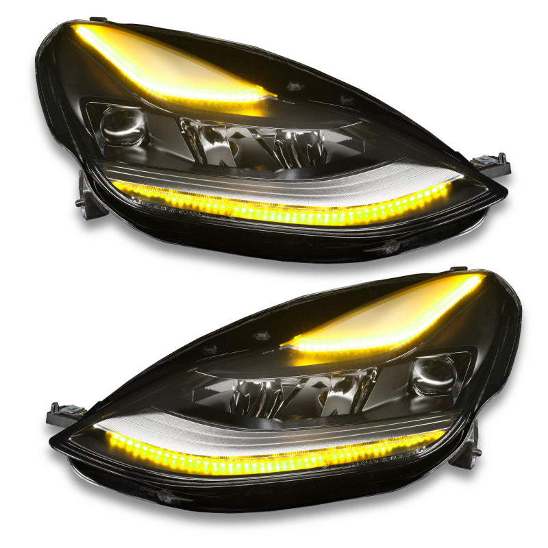 Oracle 2021+ Tesla Model 3 Dynamic ColorSHIFT Headlight DRL Upgrade Kit