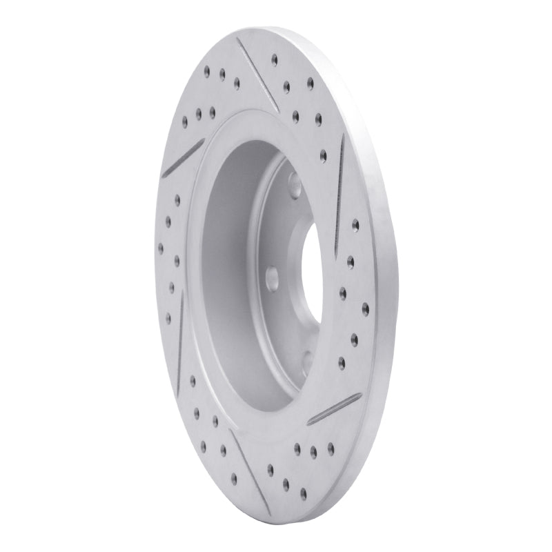R1 11-22 Buick Encore Rear Left Drilled & Slotted Geo-Carbon Rotor
