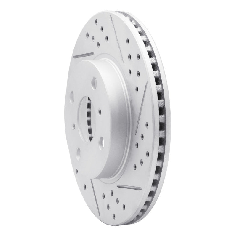 R1 06-19 Scion IQ Front Right Drilled & Slotted Geo-Carbon Rotor