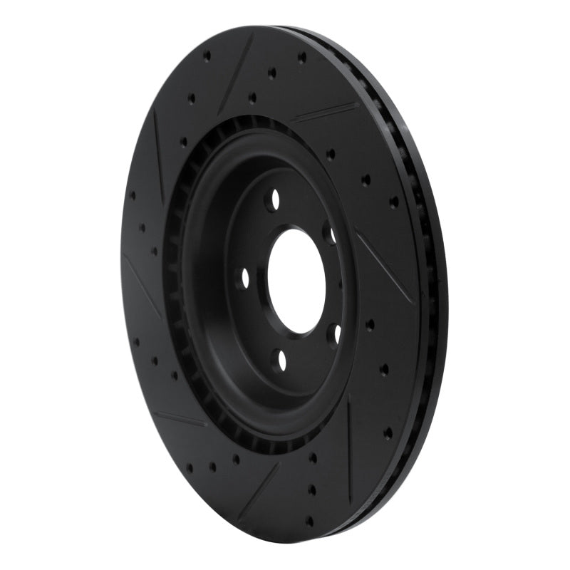 DFC 08-25 Audi SQ5 Sportback Rear Right Drilled & Slotted Black Brake Rotor