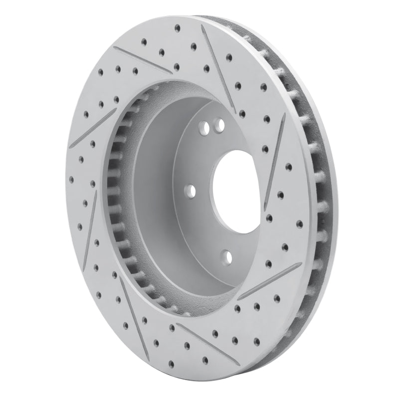 R1 63-82 Chevrolet Camaro Rear Left/Front Left Drilled & Slotted Geo-Carbon Rotor