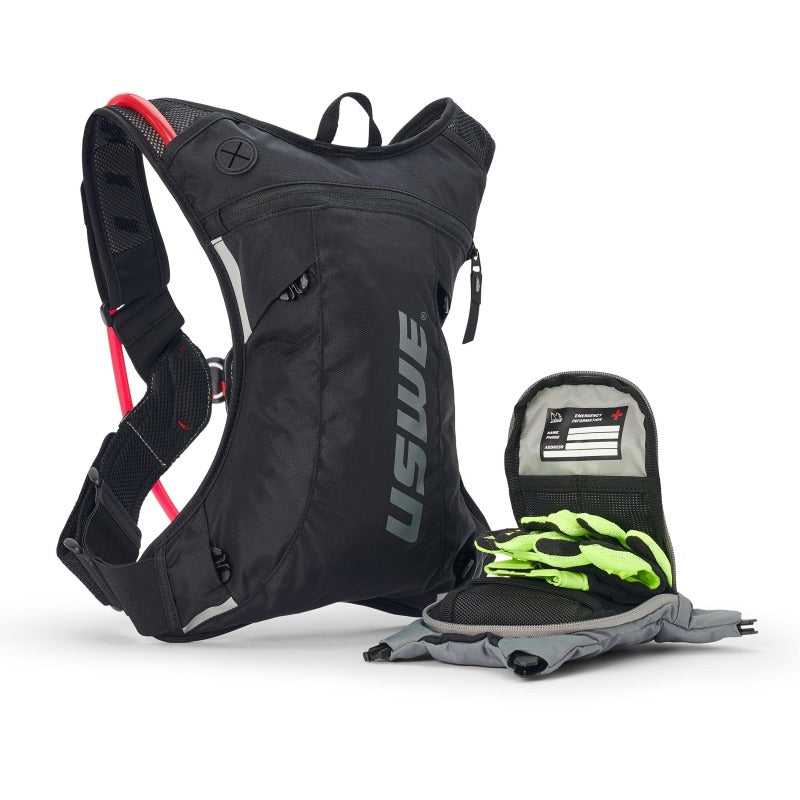 USWE Moto Hydro Dirt Biking Hydration Pack 3L Black