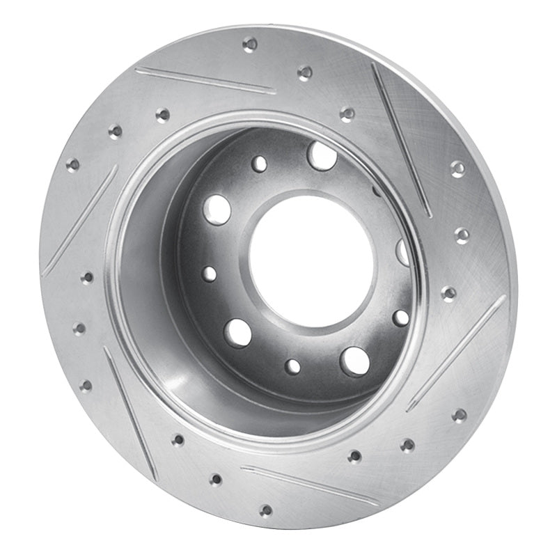 DFC 14-21 Ram ProMaster 2500 Rear Left Drilled & Slotted Silver Brake Rotor