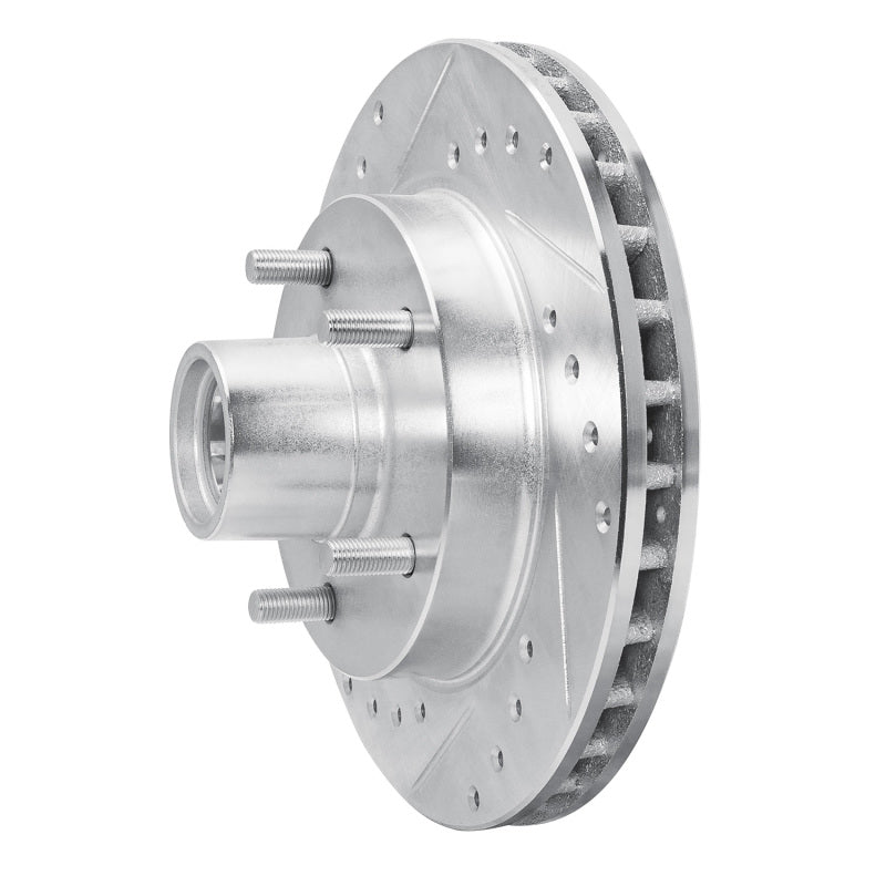 DFC 91-03 Chevrolet S10 Blazer Front Left Drilled & Slotted Silver Brake Rotor