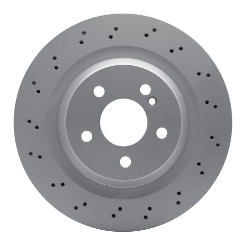 R1 03-11 Mercedes-Benz CLS63 AMG Rear Drilled GeoSPEC Coated Rotor