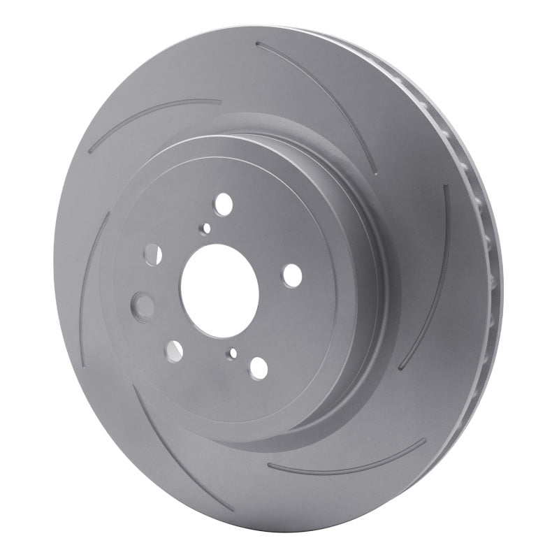 R1 15-22 Lexus GS F Right Rear Slotted GeoSPEC Coated Rotor