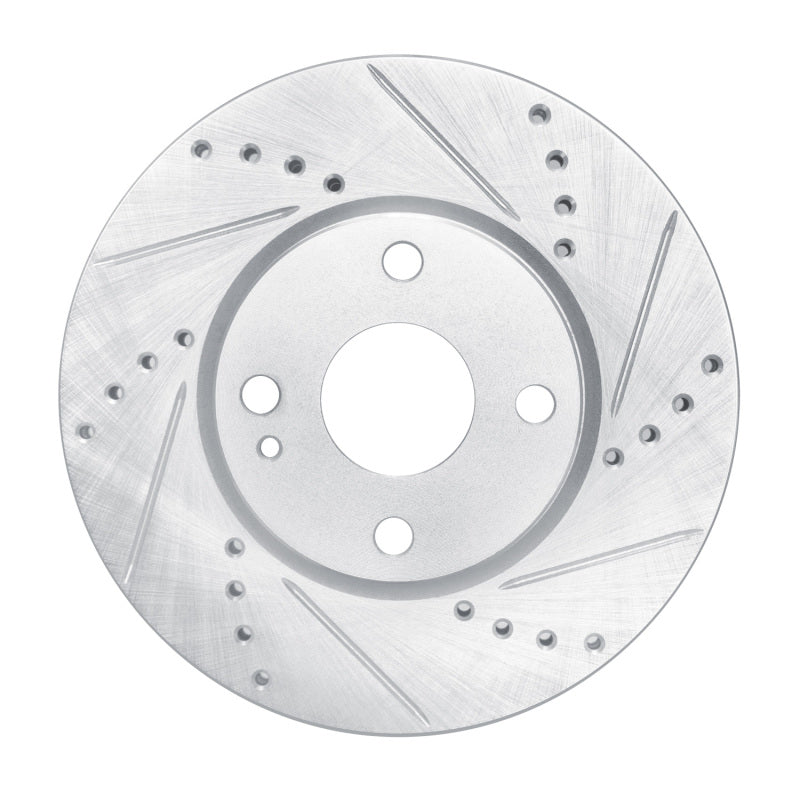 DFC 16-25 Mazda 2 (Mexico) Front Right Drilled & Slotted Silver Brake Rotor
