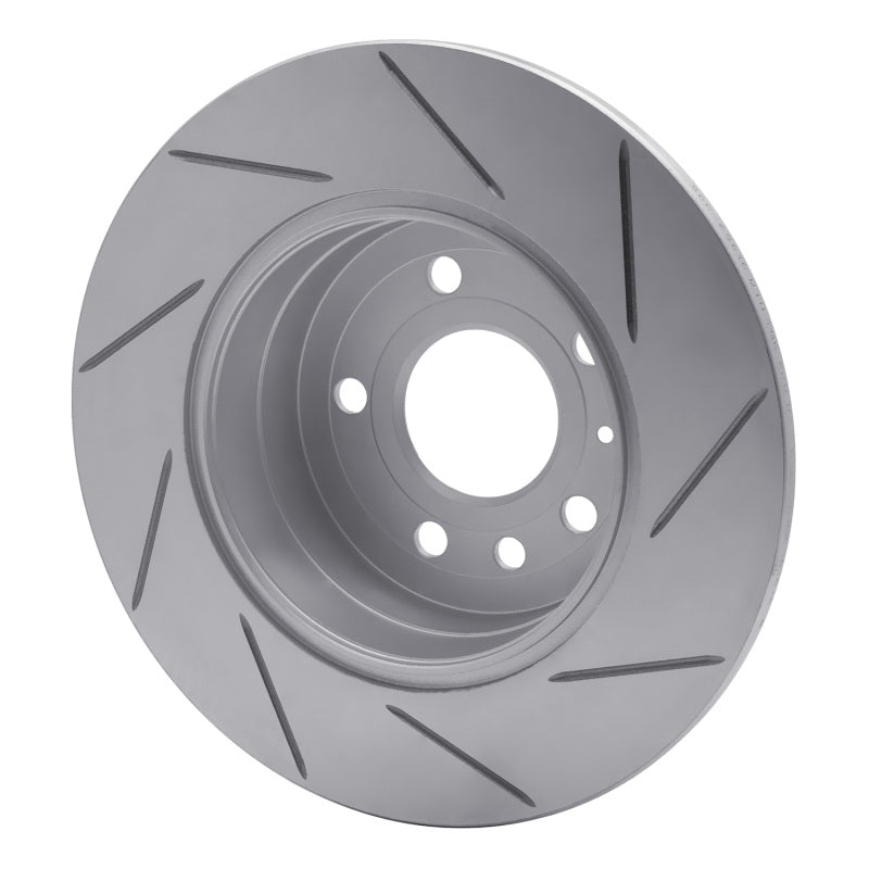 R1 99-02 Saab 9-3 Rear Slotted GeoSPEC Coated Rotor