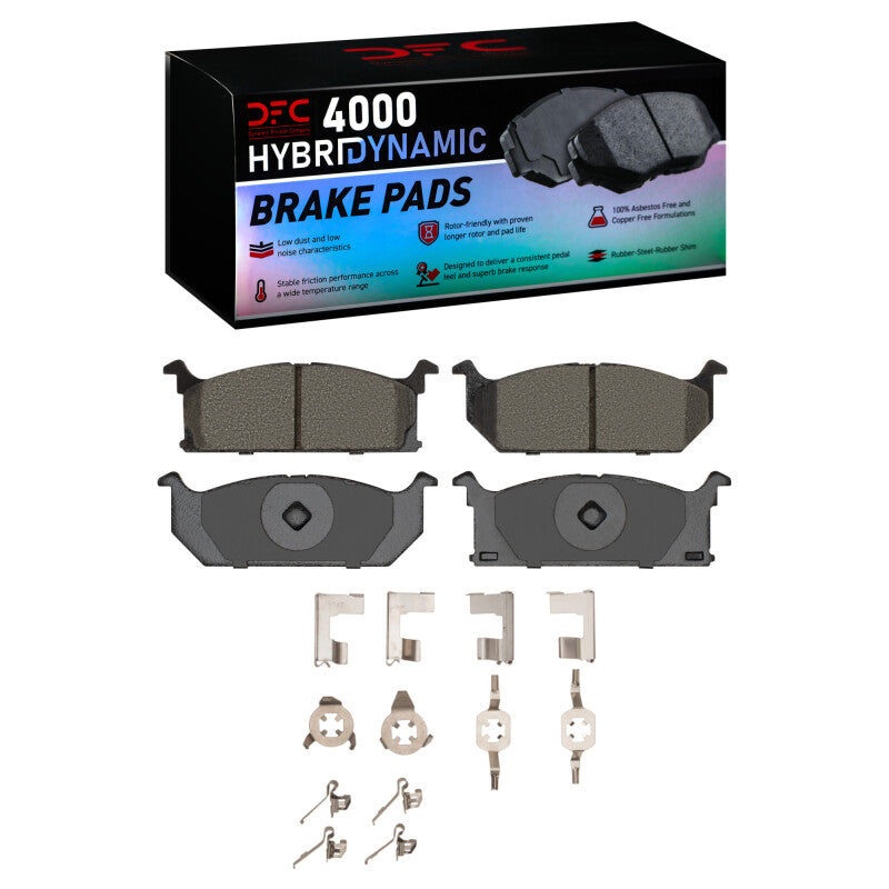 DFC 89-94 Geo Metro Front 4000 HybriDynamic Brake Pads and Hardware Kit