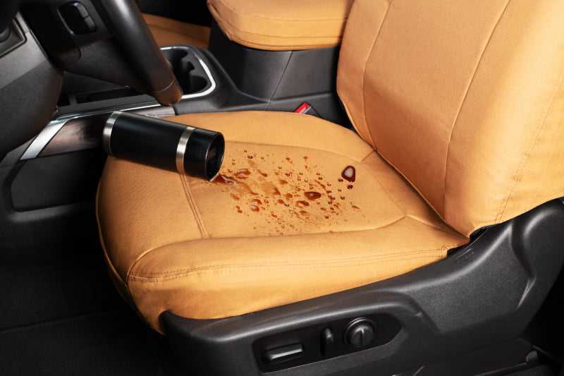 Covercraft 99-02 Ford F250 Carhartt PrecisionFit Custom Second Row Seat Covers - Brown