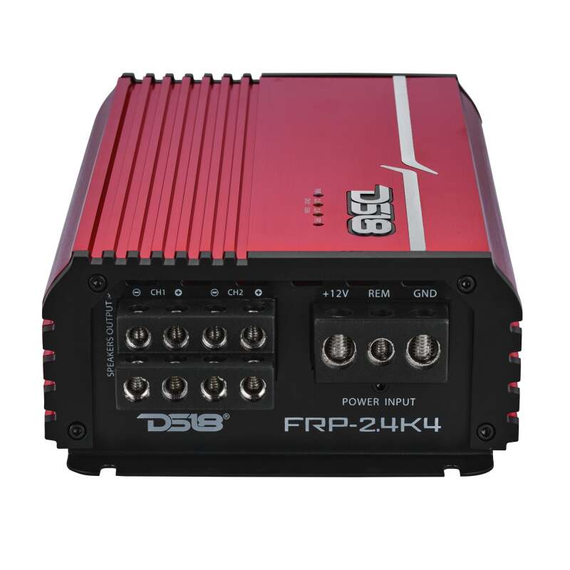 DS18 4-Channel Class-D Amp Stereo Full-Range 4 x 250 W RMS at4 ohm- Red