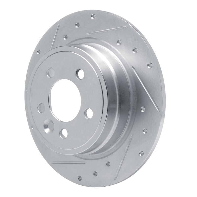 DFC 00-06 Rover 75 (Mexico) Rear Left Drilled & Slotted Silver Brake Rotor
