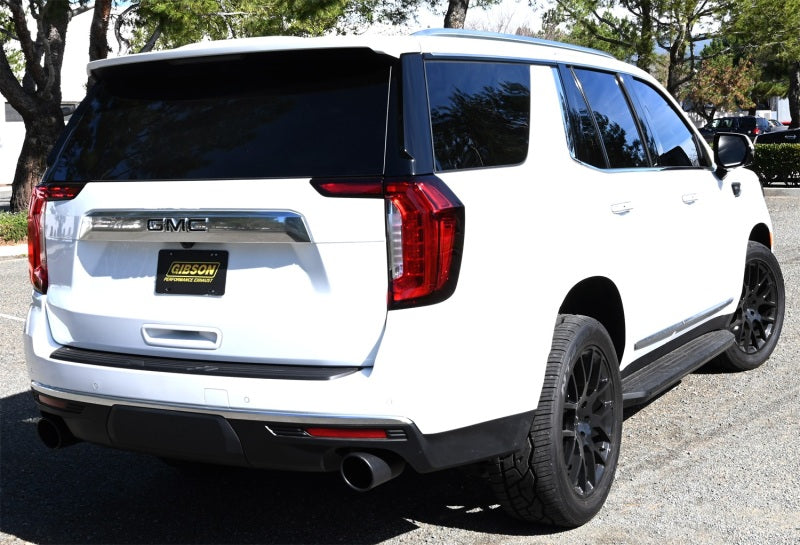 Gibson 21-23 GMC Yukon/Chevrolet Tahoe 5.3L 2/4wd Black Elite Cat-Back Exhaust -Stainless