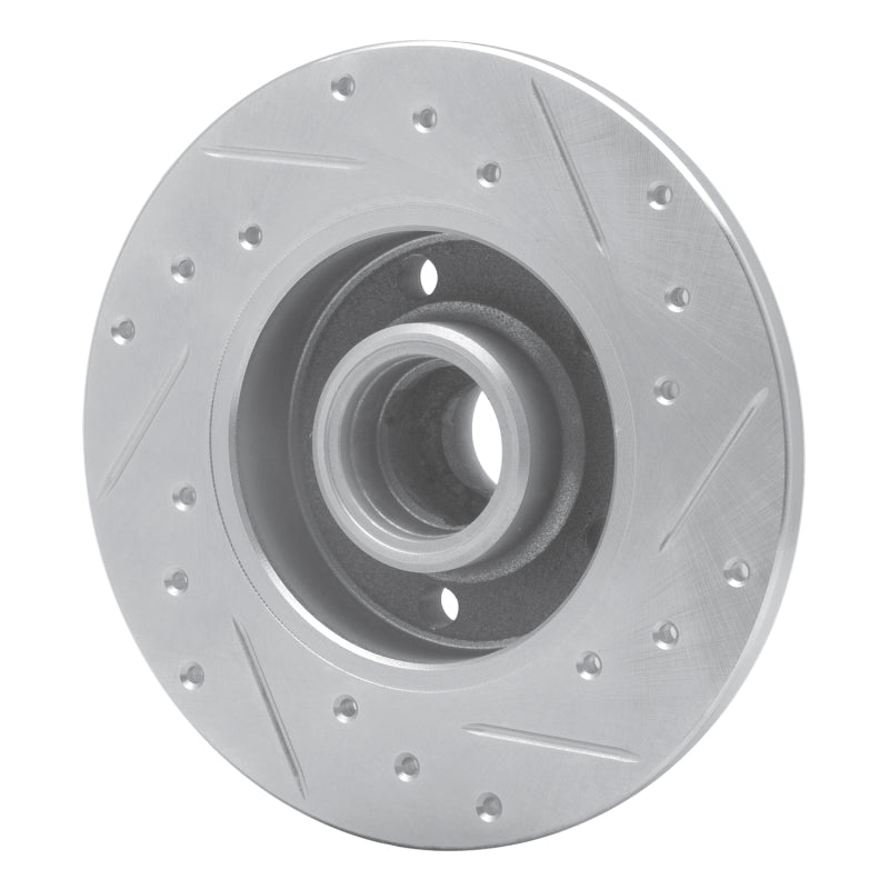 DFC 92-98 Volkswagen Golf Rear Left Drilled & Slotted Silver Brake Rotor