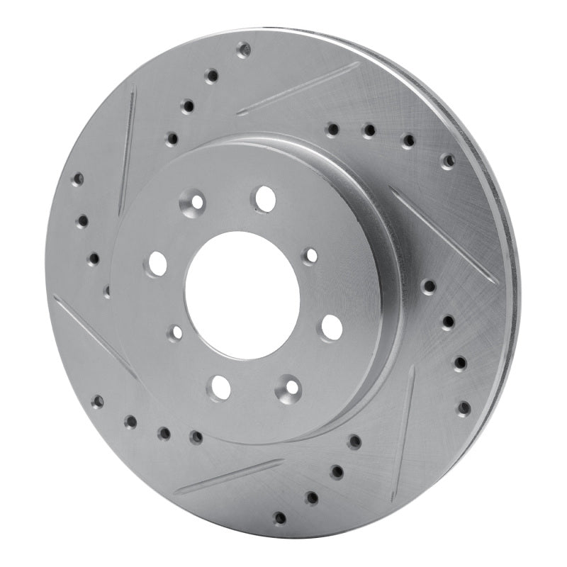R1 02-10 Renault CLIO (Mexico) Front Left Drilled & Slotted Silver Brake Rotor