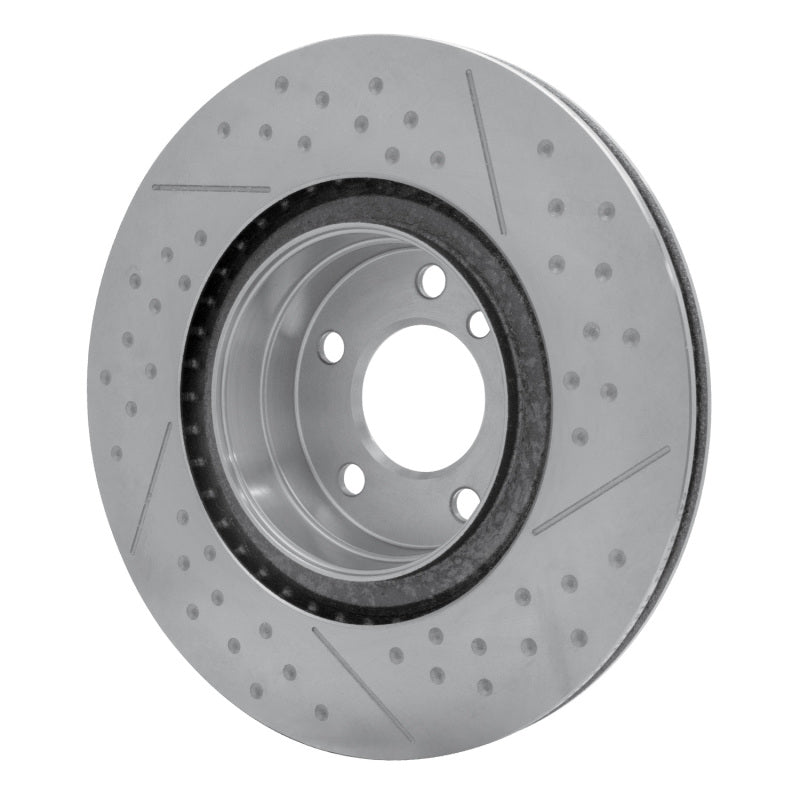 R1 2012-2020 BMW 120i (Mexico) Rear Brake Rotor - Dimpled and Slotted