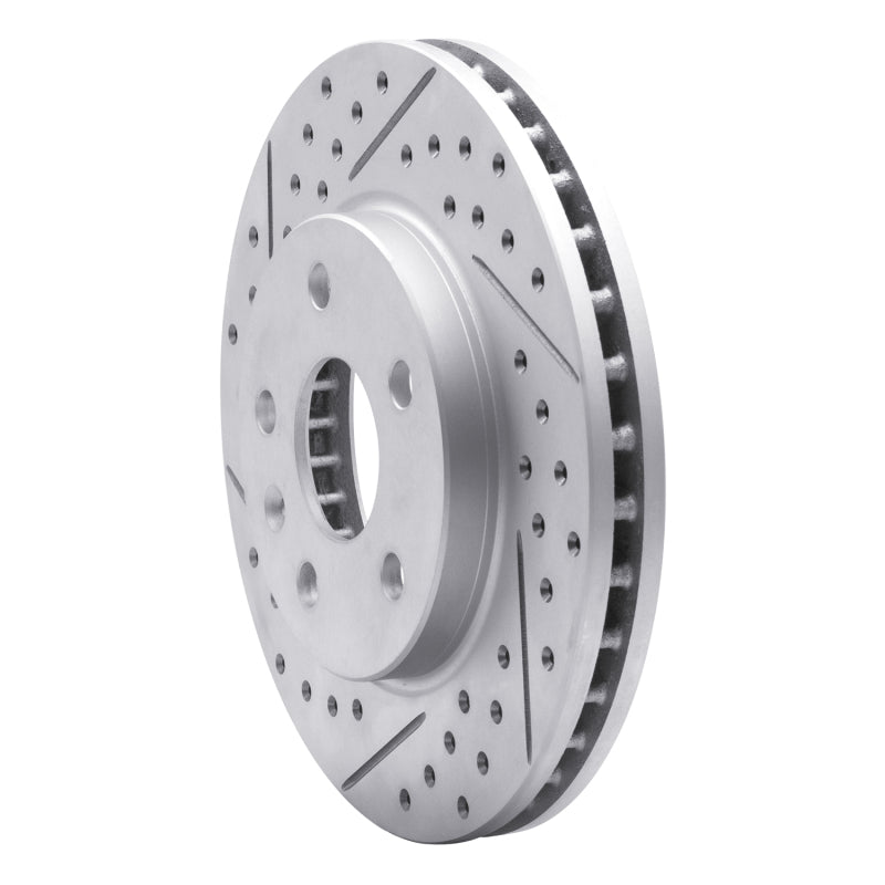 R1 11-16 Buick Regal Front Left Drilled & Slotted Geo-Carbon Rotor
