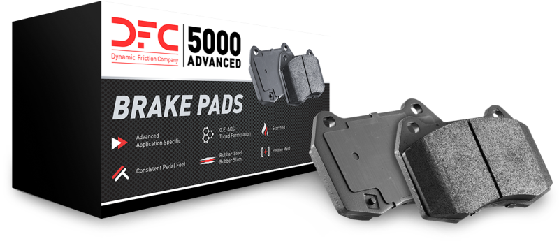 DFC 24-26 Lincoln Nautilus Front 5000 Advanced Ceramic Brake Pads and Hardware Kit