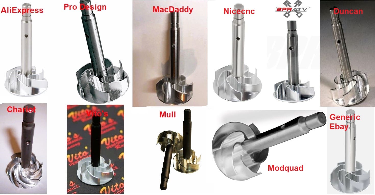 MSV Racing High Flow RZ350 Impeller/Shaft Kit image 4
