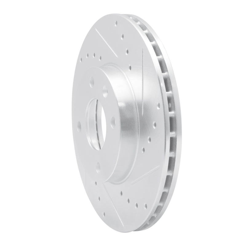 DFC 16-22 Chevrolet Spark (USA/Canada) Front Right Drilled & Slotted Silver Brake Rotor