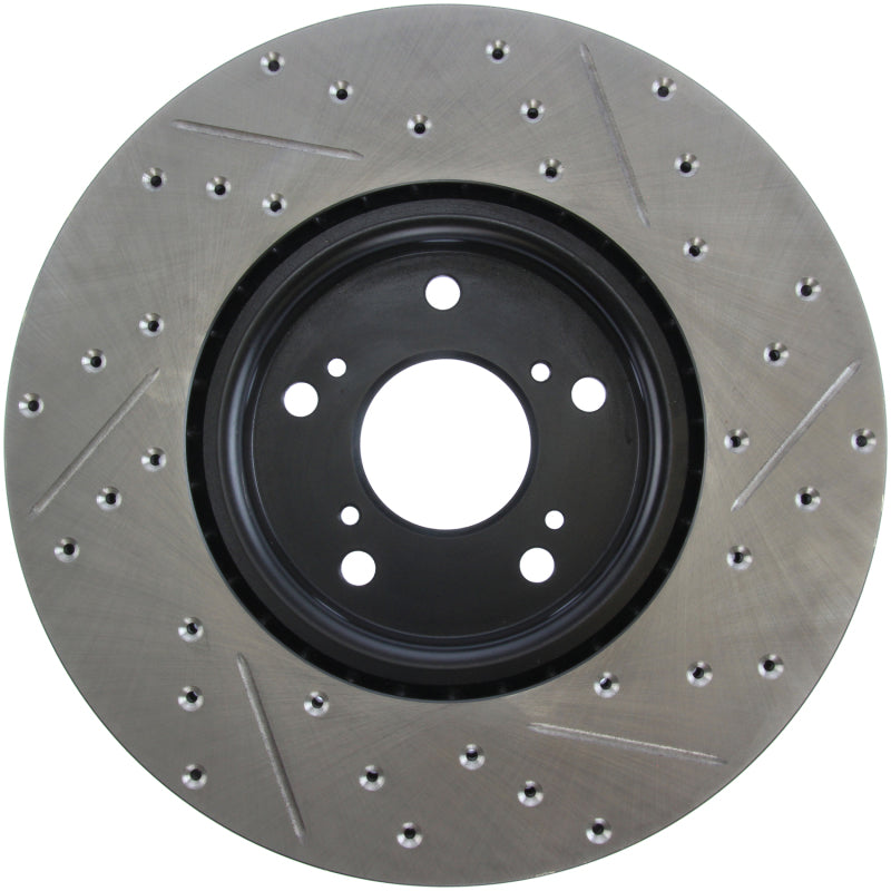 StopTech 04-08 Acura TL (Brembo Caliber) SportStop Slotted & Drilled Right Front Rotor