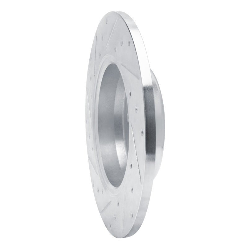 R1 15-21 Mercedes-Benz C200 (Mexico) Rear Right Drilled & Slotted Silver Brake Rotor