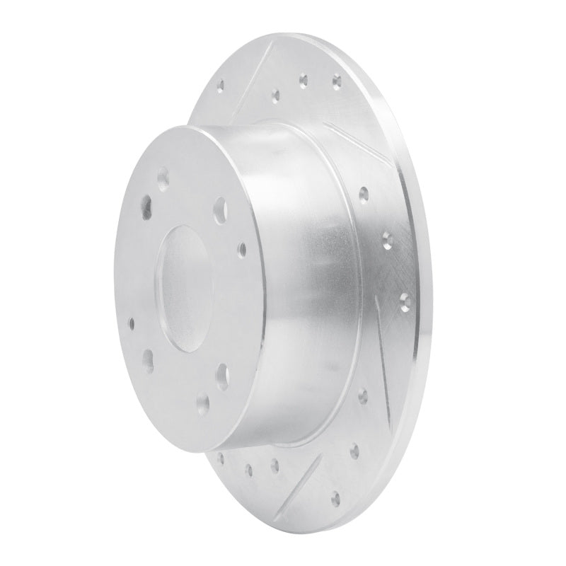 R1 92-94 Acura Vigor Rear Left Drilled & Slotted Silver Brake Rotor