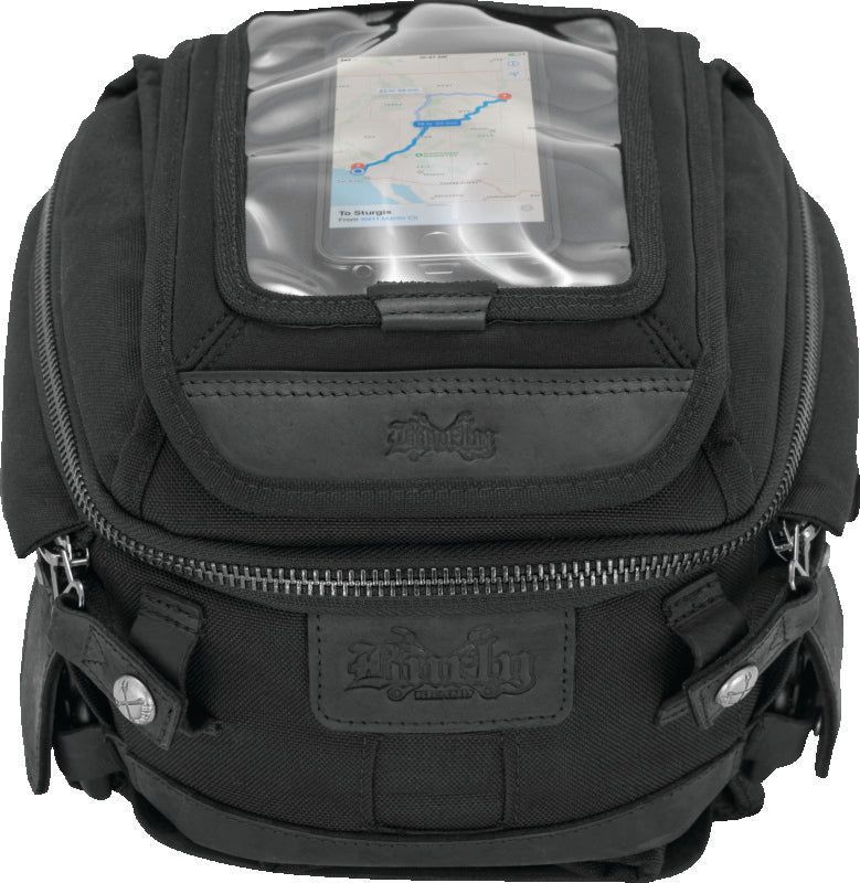 Burly Brand Voyager Tank/Tail Bag - Black