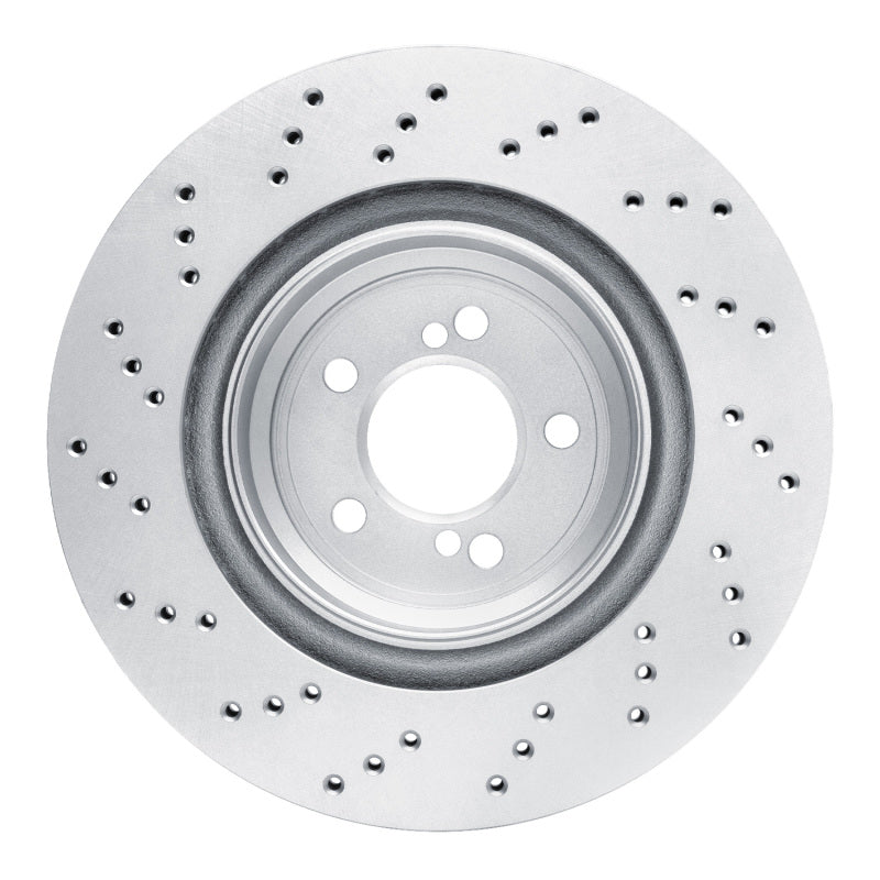 R1 15-20 BMW M2 Right Rear Drilled GeoSPEC Coated Rotor