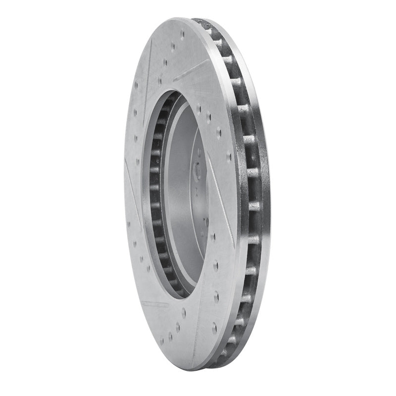 DFC 90-90 Lexus LS400 Front Right Drilled & Slotted Silver Brake Rotor