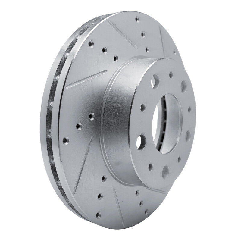 R1 14-25 Ram Promaster 1500 Front Right Drilled & Slotted Silver Brake Rotor