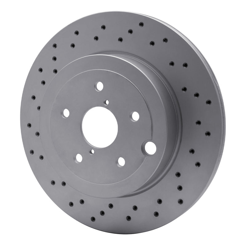 DFC 18-21 Subaru WRX STI Rear Drilled Hi-Carbon Alloy Geomet Coated Rotor