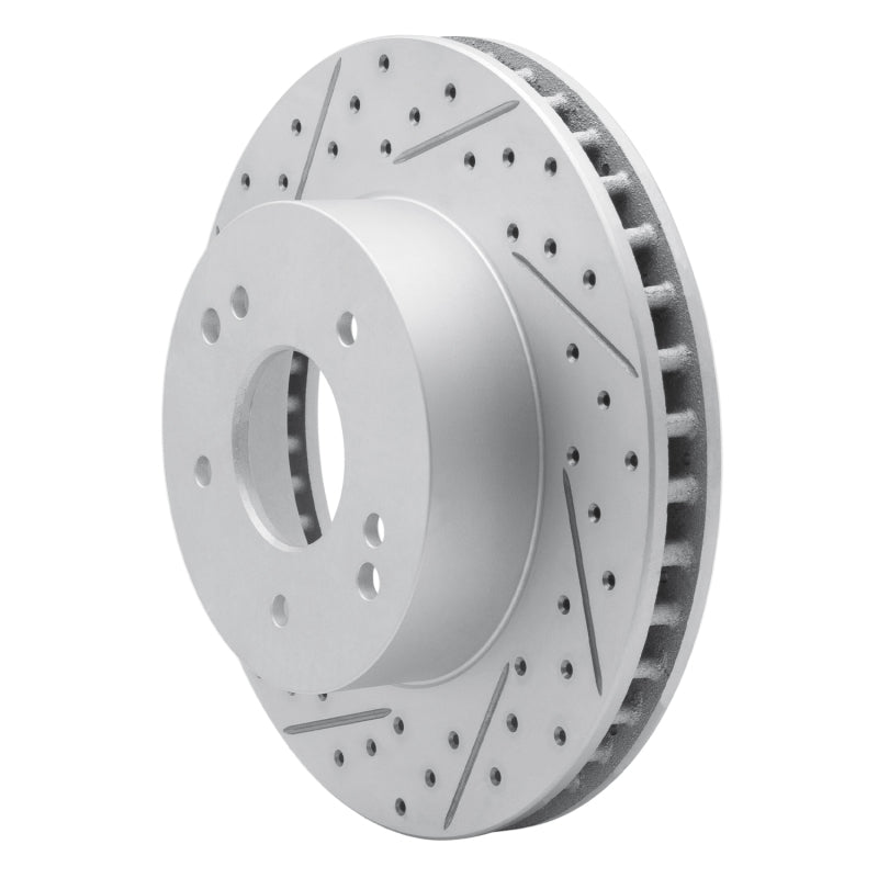 R1 63-82 Chevrolet Camaro Rear Left/Front Left Drilled & Slotted Geo-Carbon Rotor